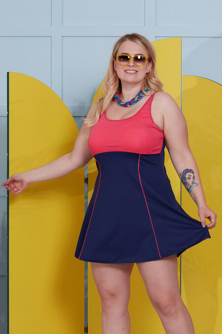  - İKİ RENKLİ ELBİSE MAYO (1)