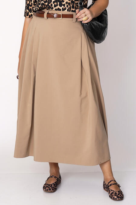 Büyük Moda - MIDI SKIRT WITH PLEATS (1)