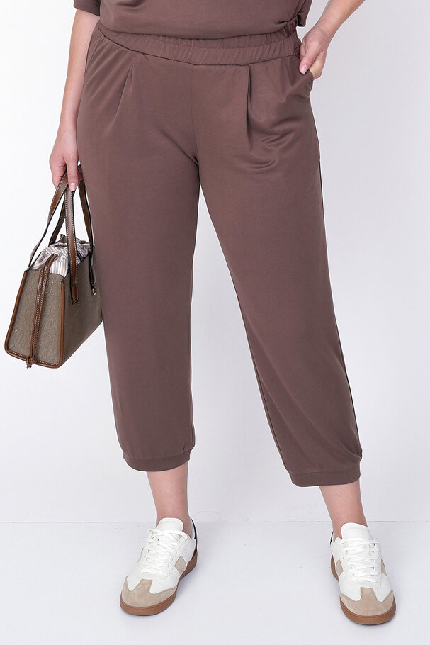 MODAL CARROT RELAXED-FIT TROUSERS