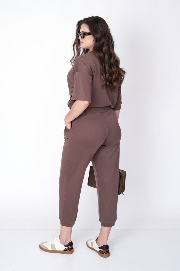 MODAL CARROT RELAXED-FIT TROUSERS