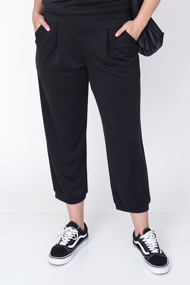 MODAL CARROT RELAXED-FIT TROUSERS