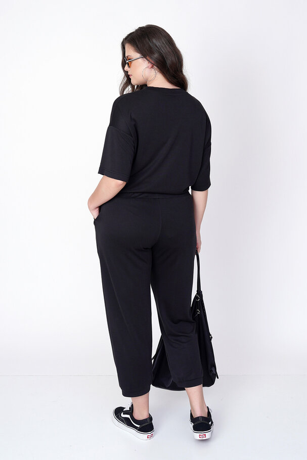 MODAL CARROT RELAXED-FIT TROUSERS