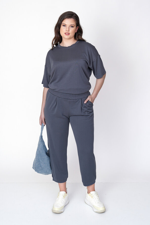 MODAL CARROT RELAXED-FIT TROUSERS
