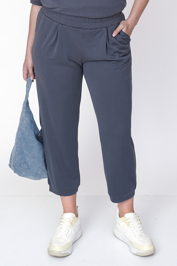 MODAL CARROT RELAXED-FIT TROUSERS