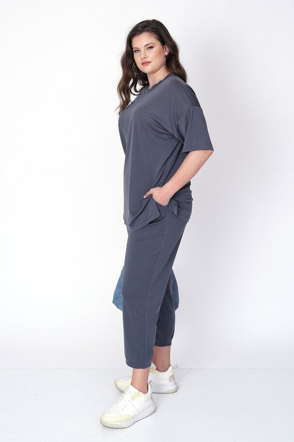 MODAL CARROT RELAXED-FIT TROUSERS