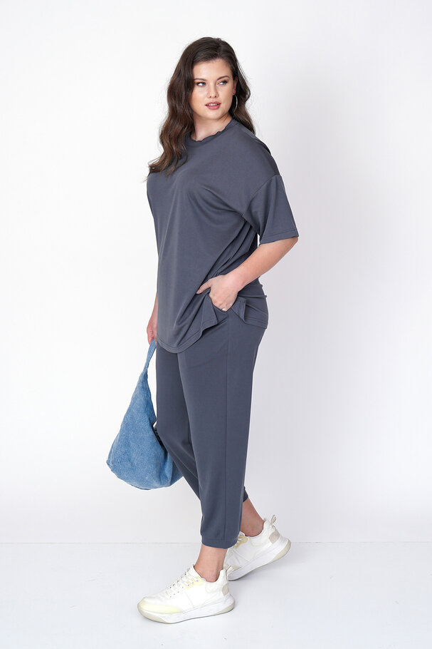 MODAL CARROT RELAXED-FIT TROUSERS