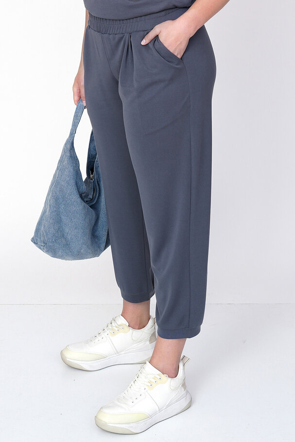 MODAL CARROT RELAXED-FIT TROUSERS