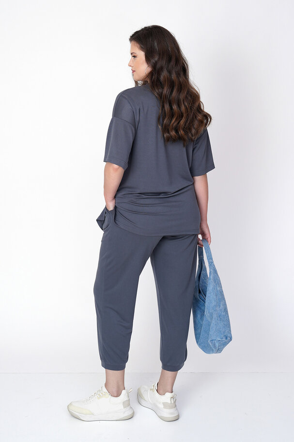 MODAL CARROT RELAXED-FIT TROUSERS