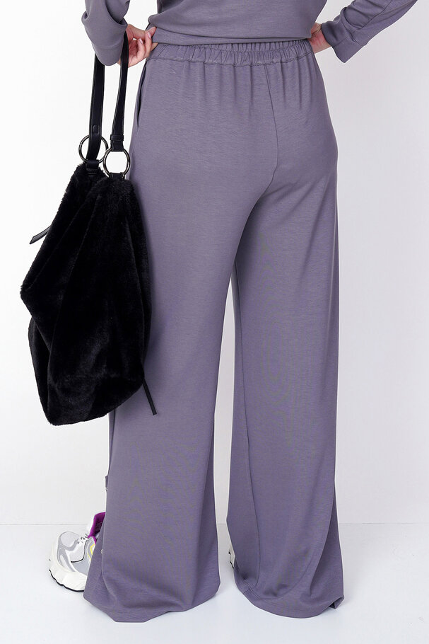 MODAL JOGGER PANTS WITH SNAP-BUTTON HEM
