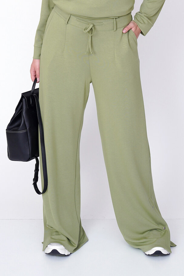 MODAL JOGGER PANTS WITH SNAP-BUTTON HEM