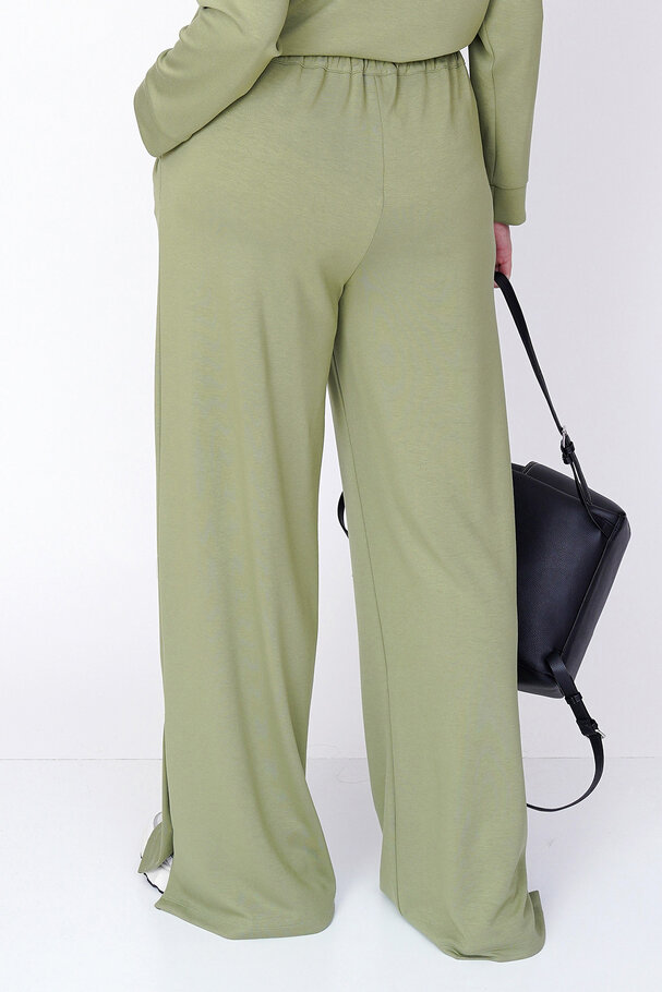 MODAL JOGGER PANTS WITH SNAP-BUTTON HEM