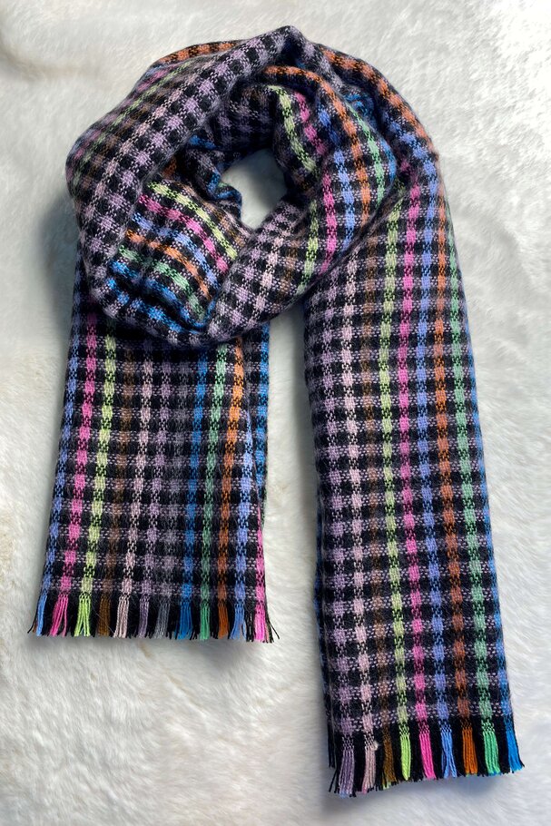 MULTICOLOURED PRINTED SOFT SCARF