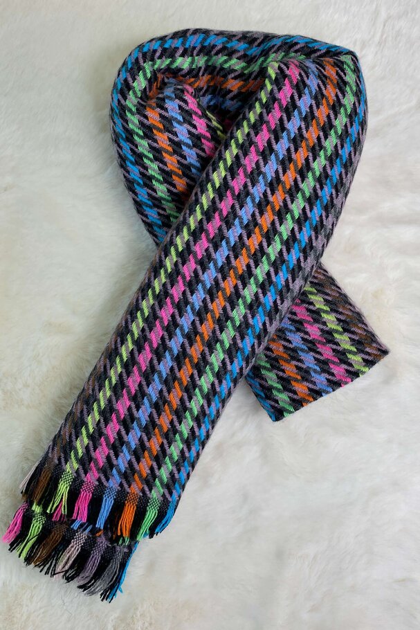 MULTICOLOURED PRINTED SOFT SCARF