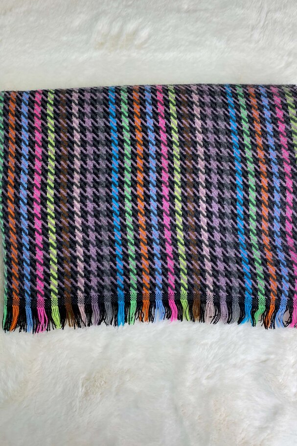 MULTICOLOURED PRINTED SOFT SCARF