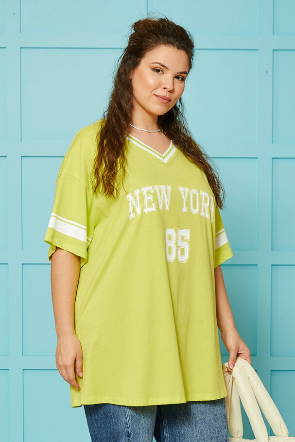 OVERSIZE COTTON COLLEGE T-SHIRT