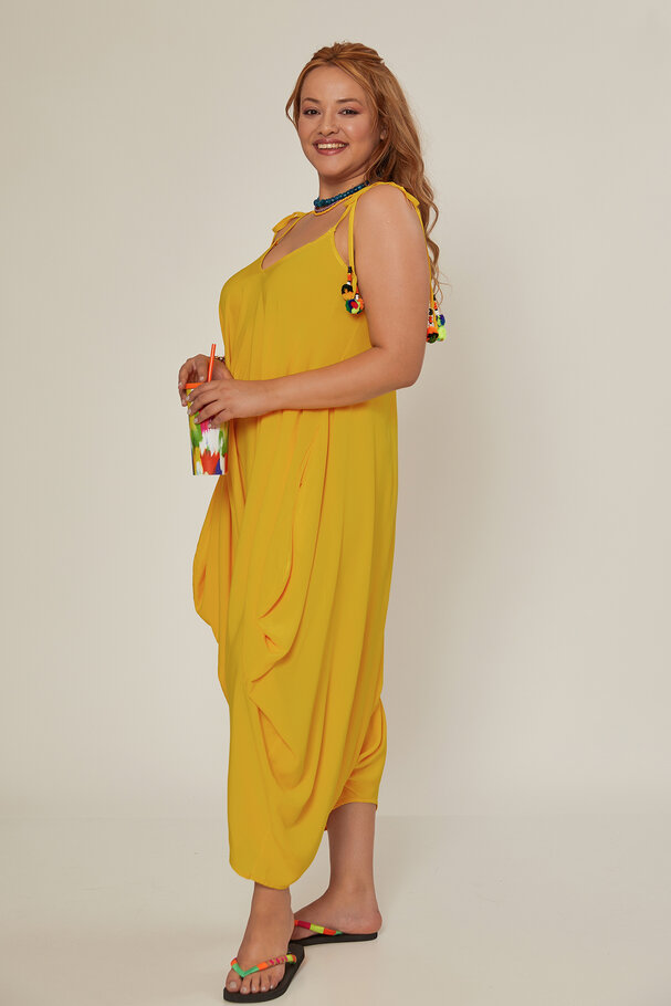 OVERSIZE VISCOSE JUMPSUIT