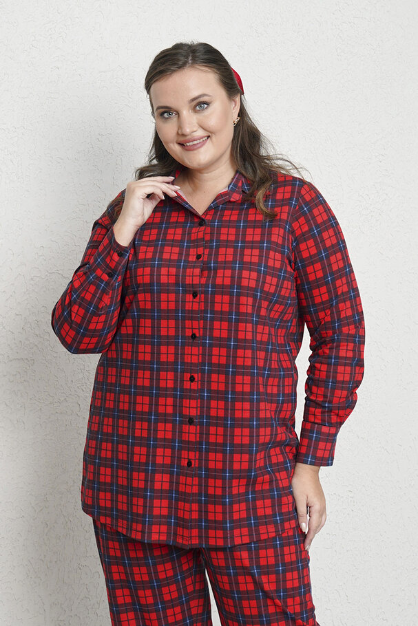 PLAID COTTON PYJAMA SET