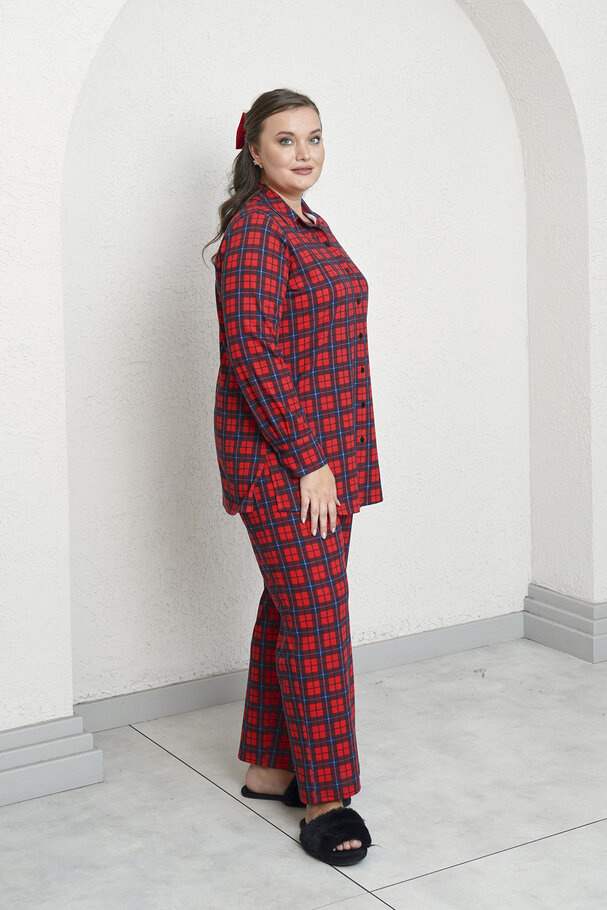 PLAID COTTON PYJAMA SET