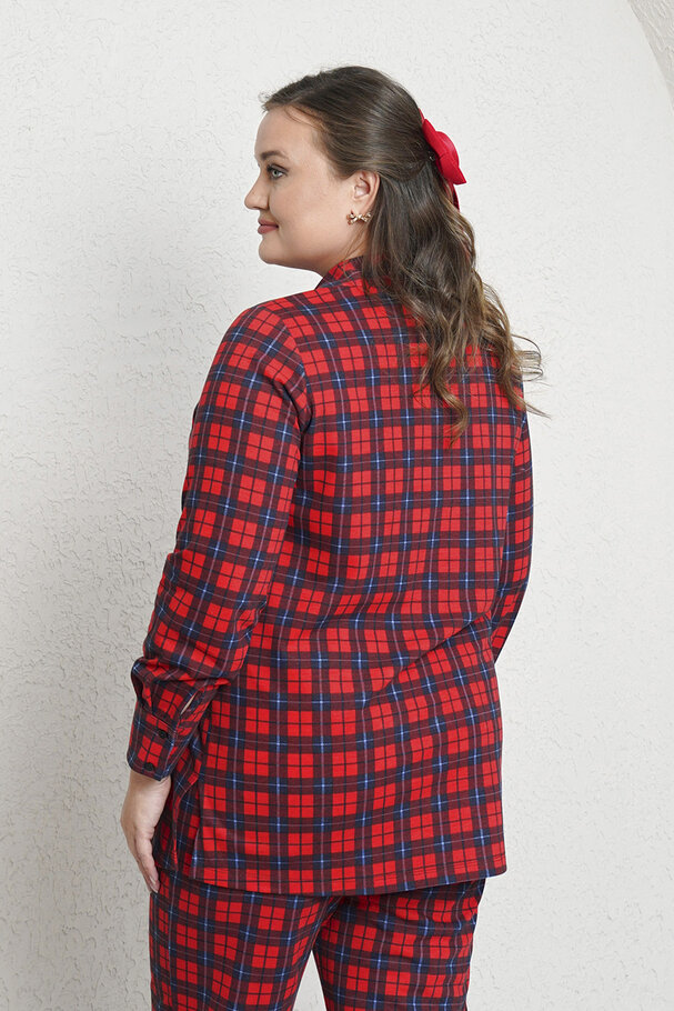 PLAID COTTON PYJAMA SET