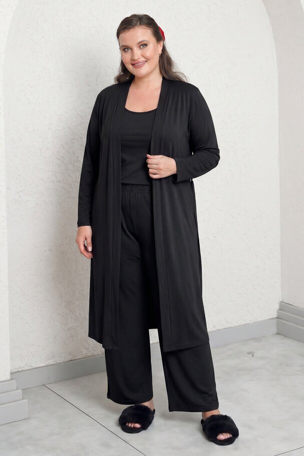 3-PIECE FLOWY PAJAMA SET