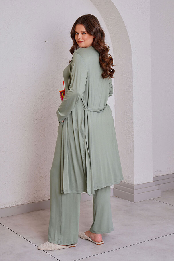 3-PIECE FLOWY PAJAMA SET