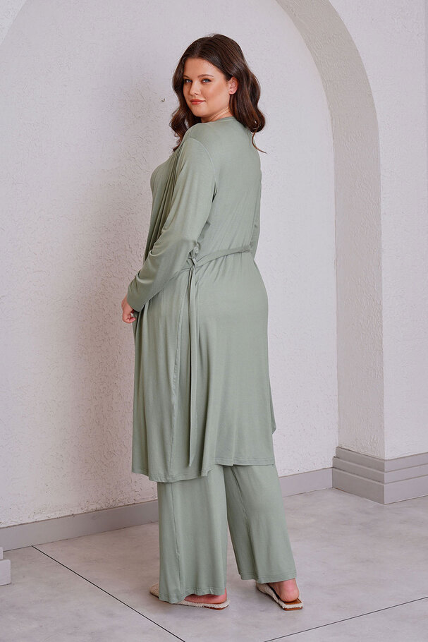 3-PIECE FLOWY PAJAMA SET