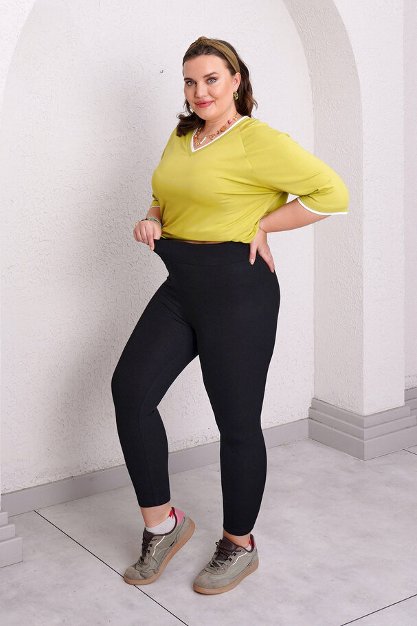 BASIC RIBBED LEGGINGS