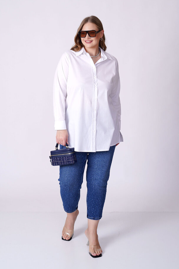 BASIC STRETCH POPLIN SHIRT