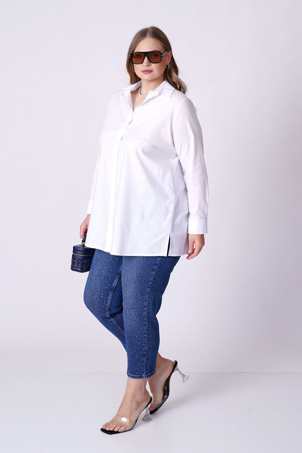 BASIC STRETCH POPLIN SHIRT