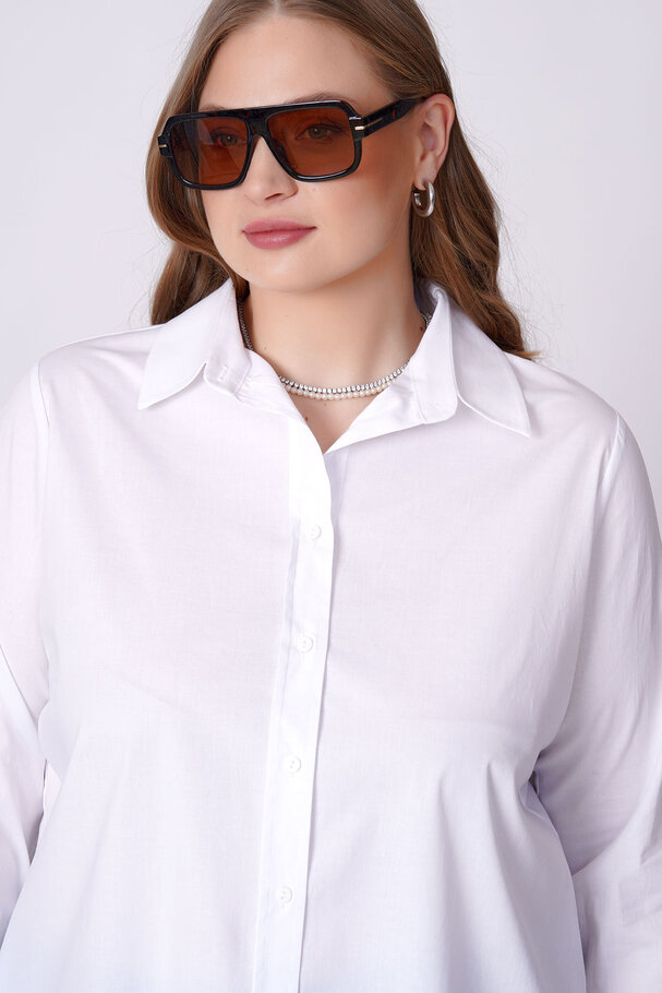 BASIC STRETCH POPLIN SHIRT