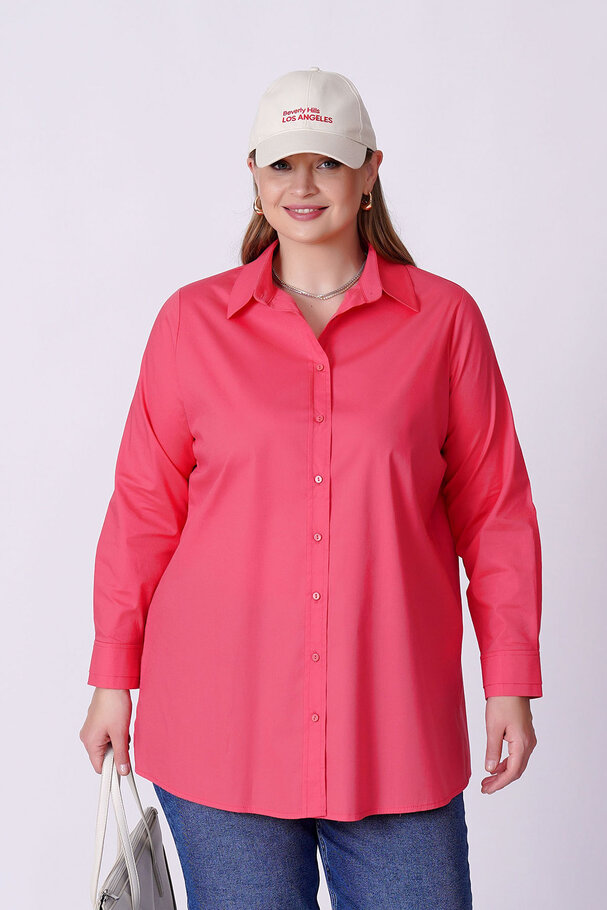 BASIC STRETCH POPLIN SHIRT