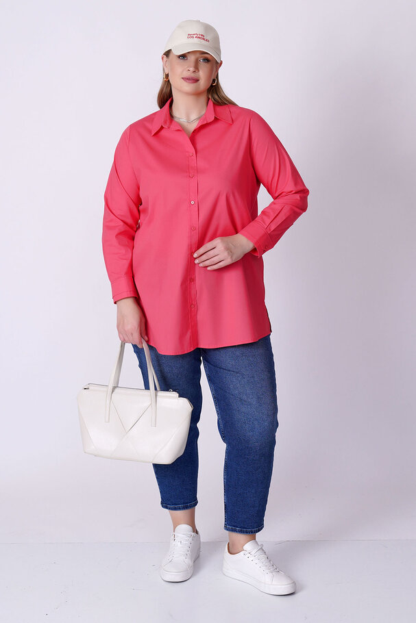 BASIC STRETCH POPLIN SHIRT