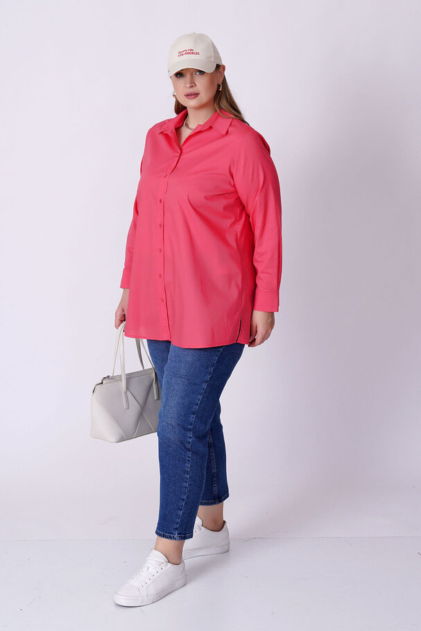 BASIC STRETCH POPLIN SHIRT