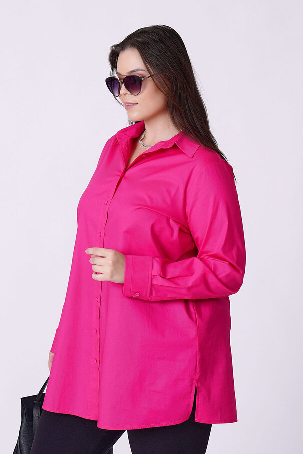 BASIC STRETCH POPLIN SHIRT