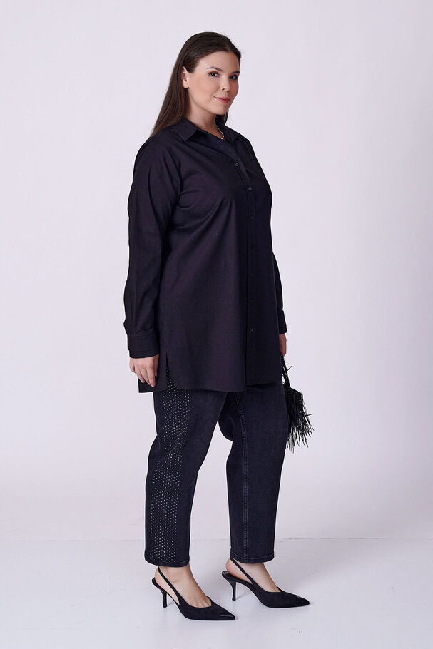 BASIC STRETCH POPLIN SHIRT