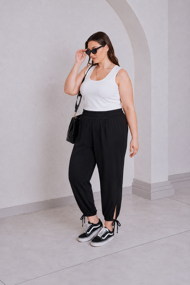 CARROT RELAXED-FIT TROUSERS