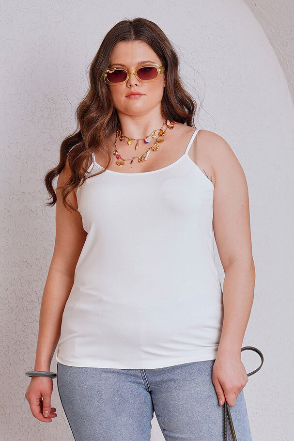 CHIFFON BLOUSE SHIRT WITH INNER CAMISOLE