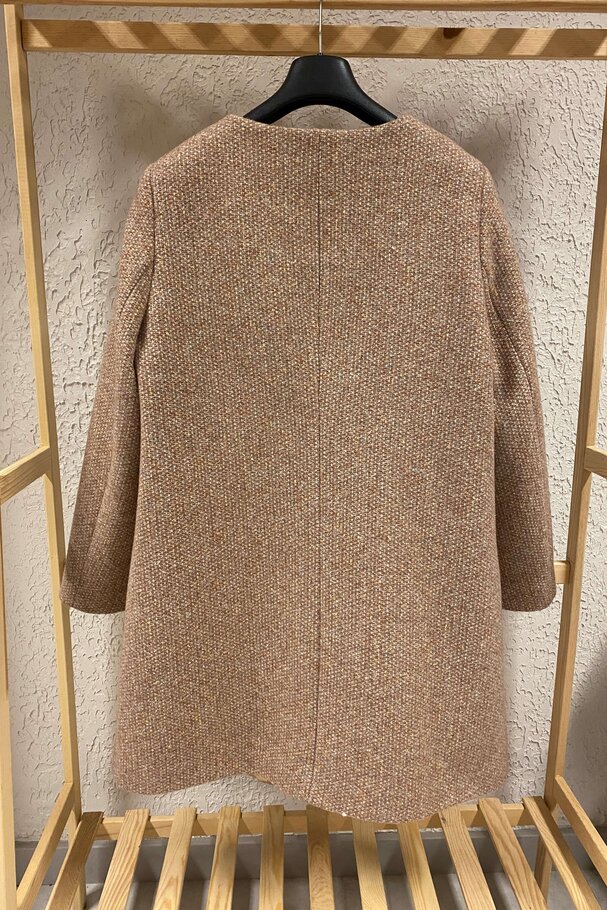 COAT WITH FAUX PEARLS