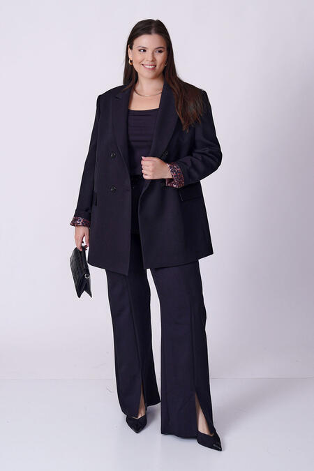 Büyük Moda - HIGH-WAIST FLARED TROUSERS (1)