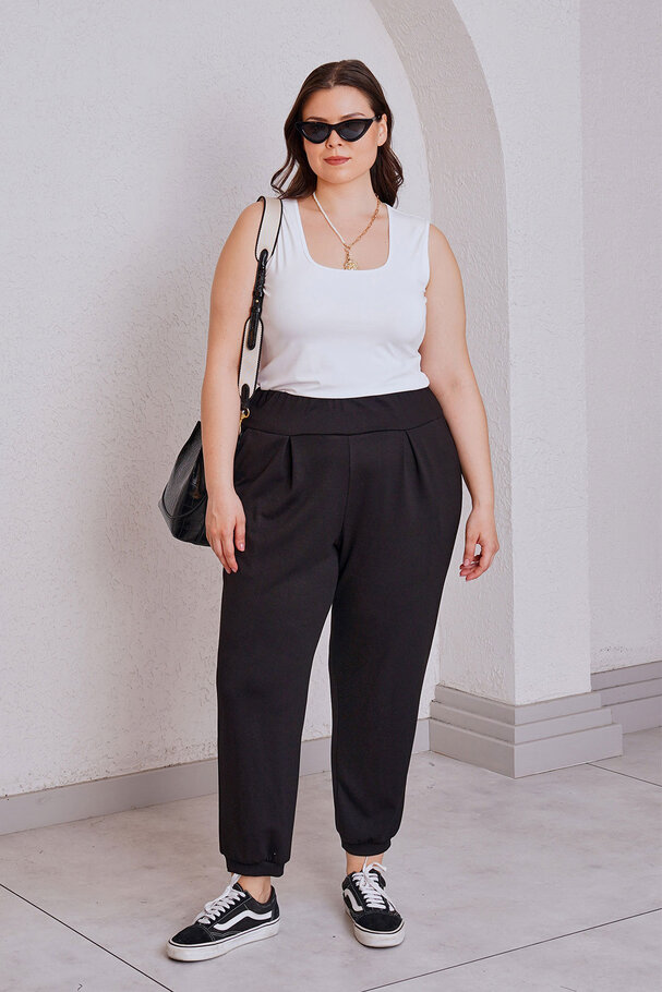 MODAL COMFORT CARROT TROUSERS