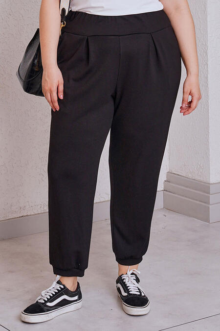 Büyük Moda - MODAL COMFORT CARROT TROUSERS (1)