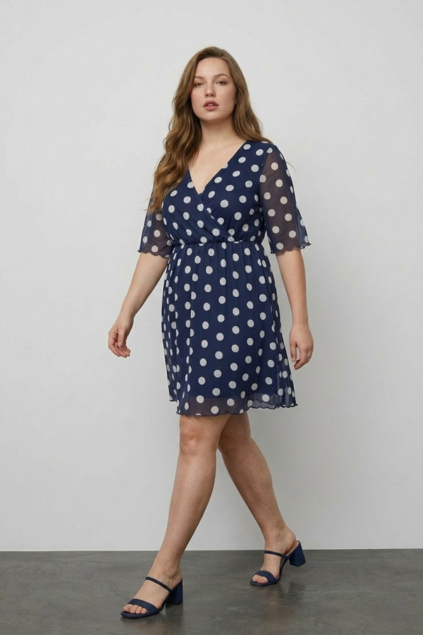 POLKA DOT TULLE DRESS