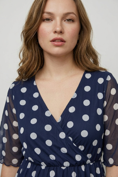Büyük Moda - POLKA DOT TULLE DRESS (1)