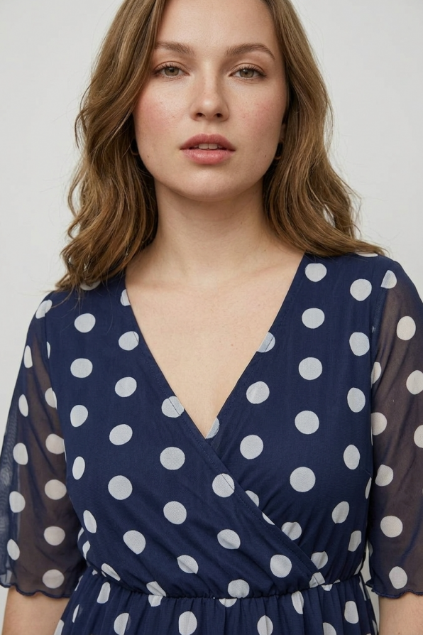 POLKA DOT TULLE DRESS