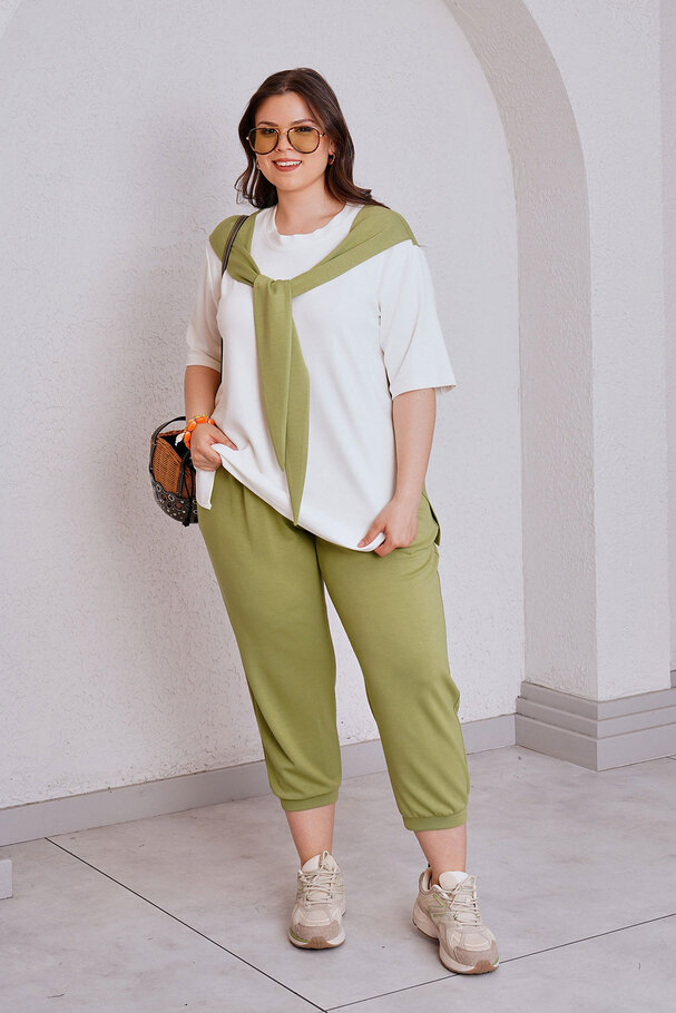 SCARF DETAIL MODAL TOP & BOTTOM SET
