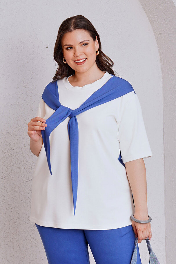 SCARF DETAIL MODAL TOP & BOTTOM SET