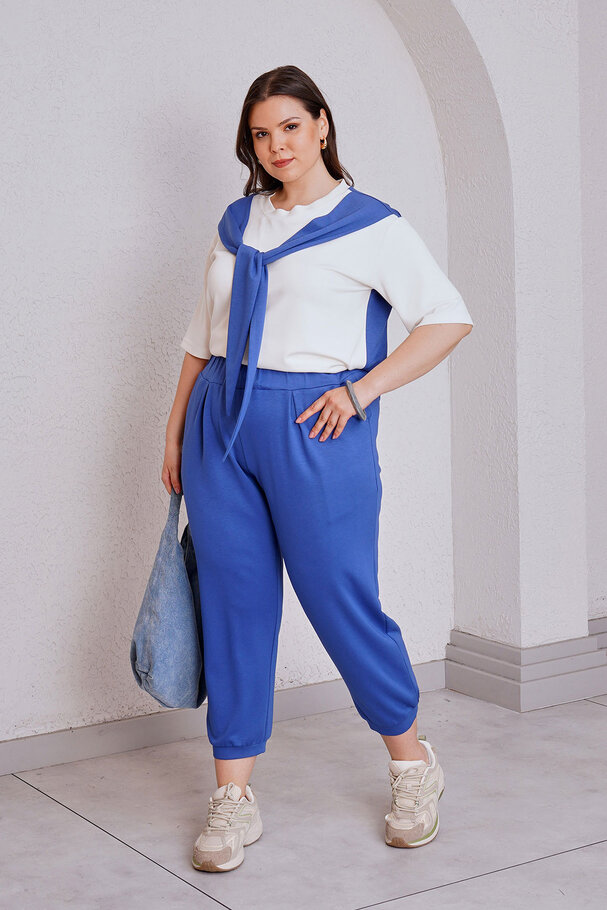 SCARF DETAIL MODAL TOP & BOTTOM SET