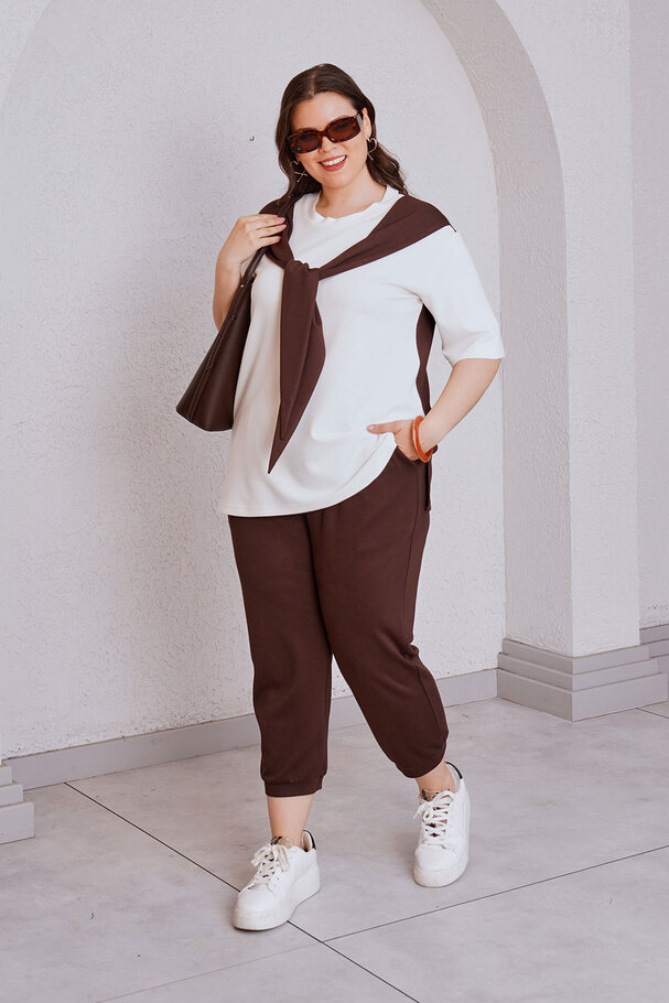 SCARF DETAIL MODAL TOP & BOTTOM SET
