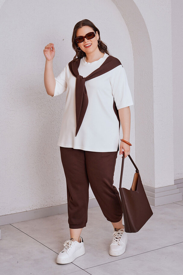 SCARF DETAIL MODAL TOP & BOTTOM SET