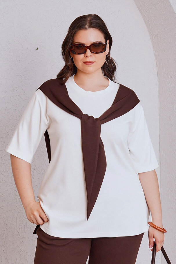 SCARF DETAIL MODAL TOP & BOTTOM SET